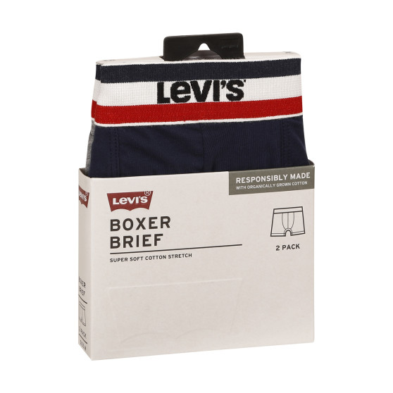 2PACK Boxershorts til mænd Levis flerfarvet (701223908 002)