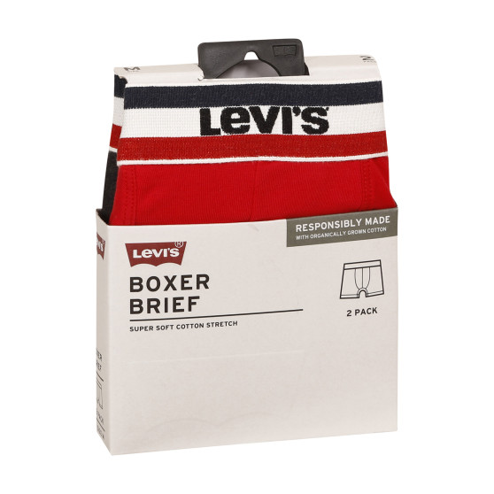 2PACK Boxershorts til mænd Levis flerfarvet (701223908 004)