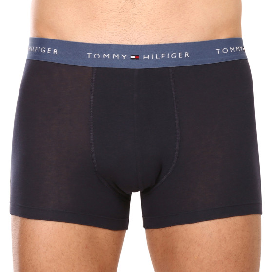 3PACK Boxershorts til mænd Tommy Hilfiger mørkeblå (UM0UM02763 0S1)