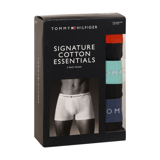 3PACK Boxershorts til mænd Tommy Hilfiger mørkeblå (UM0UM02763 0S1)