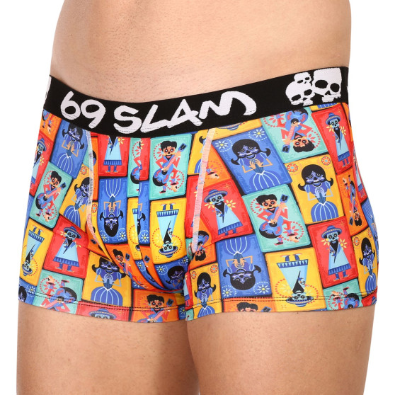 Boxershorts til mænd 69SLAM hip mex card mason (MSYMAD-PO)