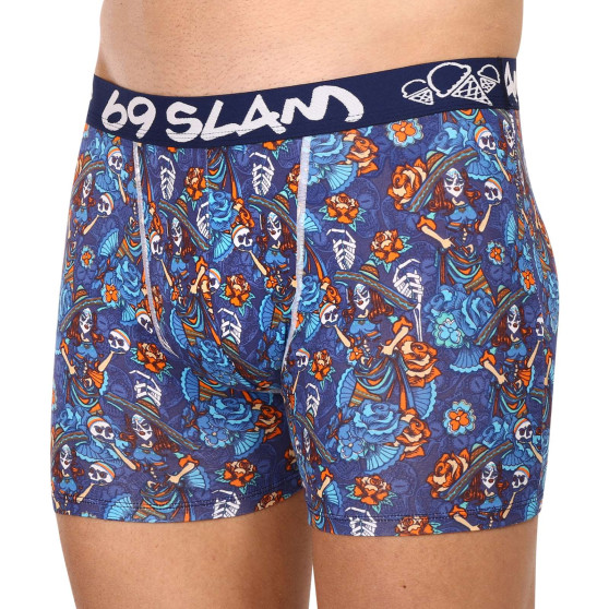 Boxershorts til mænd 69SLAM fit bambus dia de los muertos colton (MPBDDM-BB)