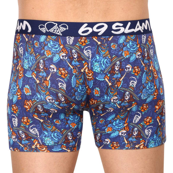 Boxershorts til mænd 69SLAM fit bambus dia de los muertos colton (MPBDDM-BB)