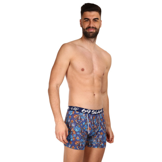 Boxershorts til mænd 69SLAM fit bambus dia de los muertos colton (MPBDDM-BB)