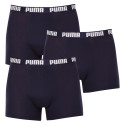 3PACK Boxershorts til mænd Puma blå (701206546 002)