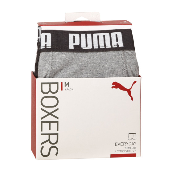 3PACK Boxershorts til mænd Puma flerfarvet (701206546 004)