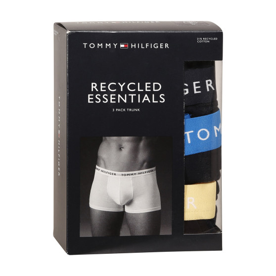 3PACK Boxershorts til mænd Tommy Hilfiger mørkeblå (UM0UM02324 0X0)