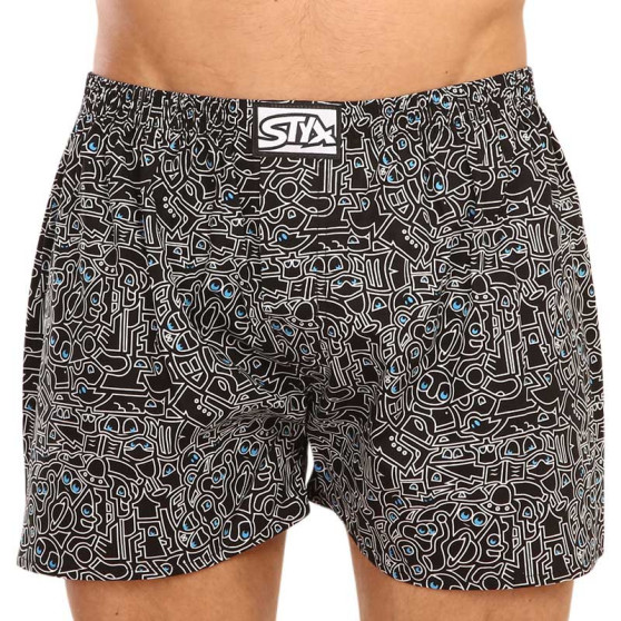 3PACK Boxershorts til mænd Styx art klassisk gummi flerfarvet (3A12569)