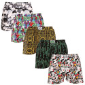 5PACK Boxershorts til mænd Styx art klassisk gummi flerfarvet (5A1122735)