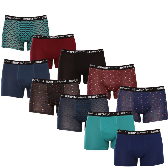 10PACK Boxershorts til mænd Lee Cooper flerfarvet (LCUBOX10P0105-1769864)