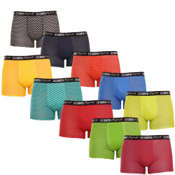 10PACK Boxershorts til mænd Lee Cooper flerfarvet (LCUBOX10P0103-1769862)