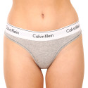 G-streng til kvinder Calvin Klein grå (F3786E-020)