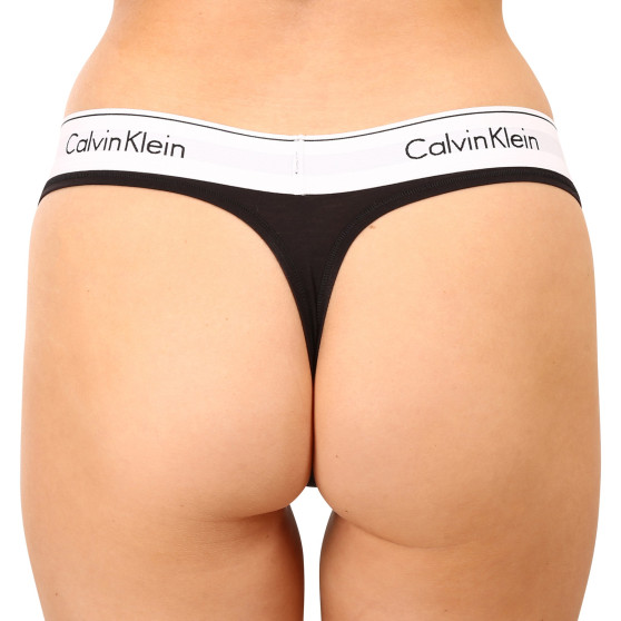 G-streng til kvinder Calvin Klein sort (F3786E-001)