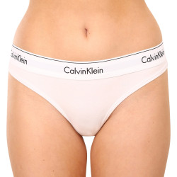 G-streng til kvinder Calvin Klein hvid (F3786E-100)