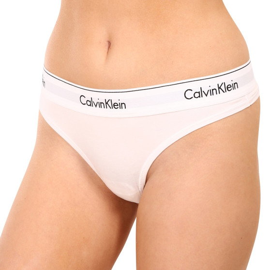 G-streng til kvinder Calvin Klein hvid (F3786E-100)