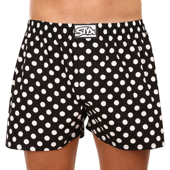 Boxershorts til mænd Styx art klassisk gummi polka dots (A1650)