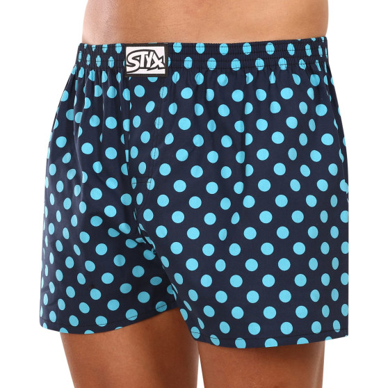 Boxershorts til mænd Styx art klassisk gummi polka dots (A1651)