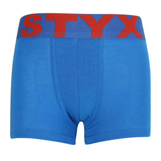 Boksershorts til børn Styx sportselastik blå (GJ1167)