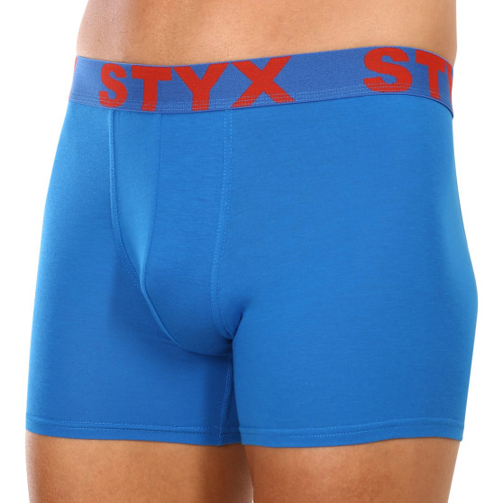 3PACK Boxershorts til mænd Styx lang sportselastik flerfarvet (3U96897)