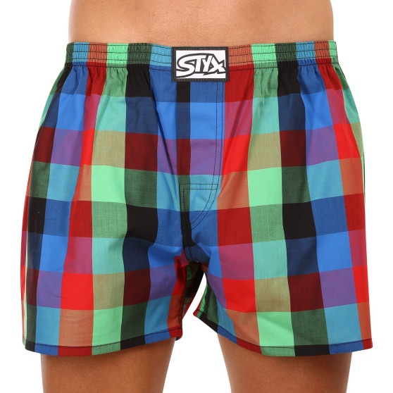 5PACK Boxershorts til mænd Styx classic elastic flerfarvet (5A1067890)