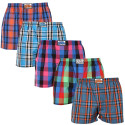 5PACK Boxershorts til mænd Styx classic elastic flerfarvet (5A1067890)