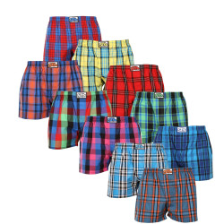 10PACK Boxershorts til mænd Styx classic elastic flerfarvet (10A101234567890)