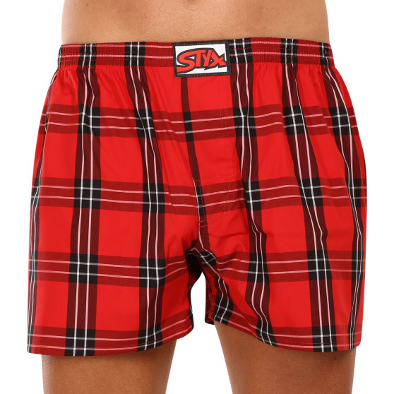 3PACK Boxershorts til mænd Styx klassisk gummi overstørrelse flerfarvet (3E10123)