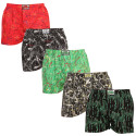 5PACK Boxershorts til mænd Styx art klassisk gummi overstørrelse flerfarvet (5E1123456)