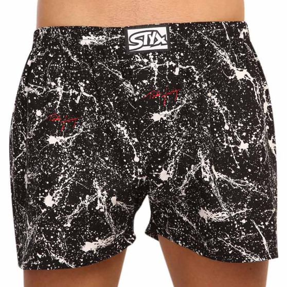 5PACK Boxershorts til mænd Styx art klassisk gummi overstørrelse flerfarvet (5E1123456)