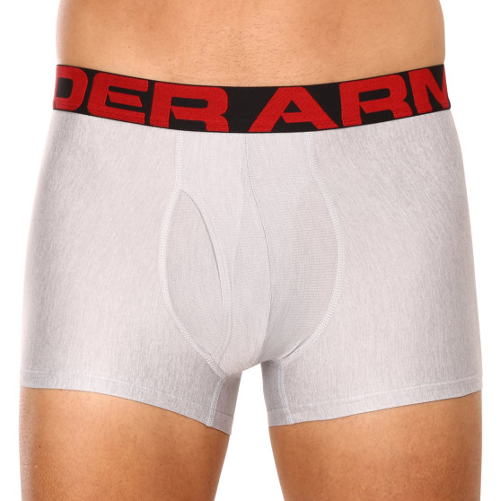 2PACK Boxershorts til mænd Under Armour grå (1363618 011)