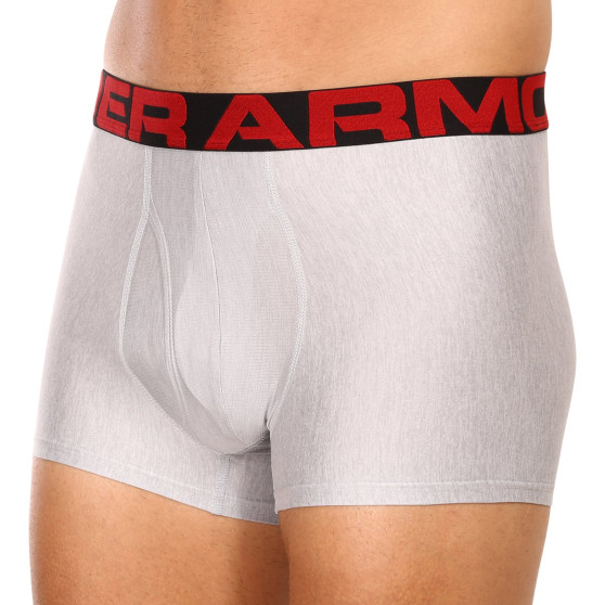 2PACK Boxershorts til mænd Under Armour grå (1363618 011)