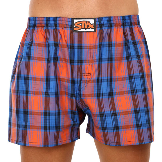 3PACK Boxershorts til mænd Styx klassisk gummi overstørrelse flerfarvet (3E10456)