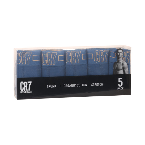 5PACK Boxershorts til mænd CR7 blå (8106-49-2404)