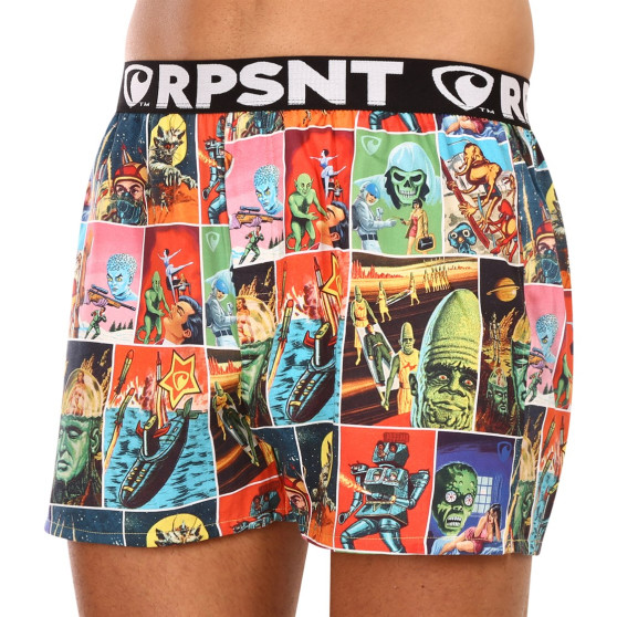 Boxershorts til mænd Represent eksklusivt Mike alien-angreb (R3M-BOX-0703)