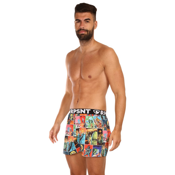 Boxershorts til mænd Represent eksklusivt Mike alien-angreb (R3M-BOX-0703)