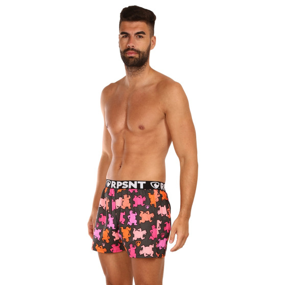 Boxershorts til mænd Represent eksklusivt Mike dancing piggies (R3M-BOX-0704)