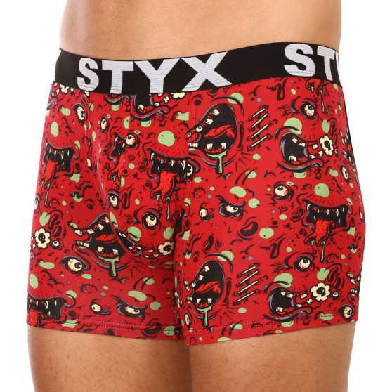 Boxershorts til mænd Styx lang kunst sport gummi zombie (U1451)