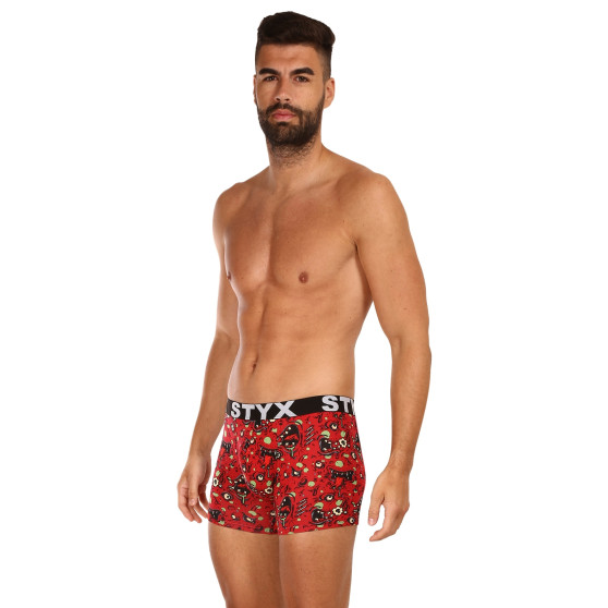 Boxershorts til mænd Styx lang kunst sport gummi zombie (U1451)