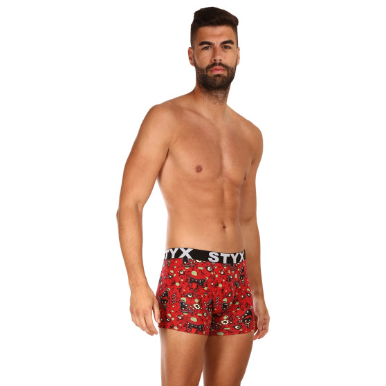 Boxershorts til mænd Styx lang kunst sport gummi zombie (U1451)