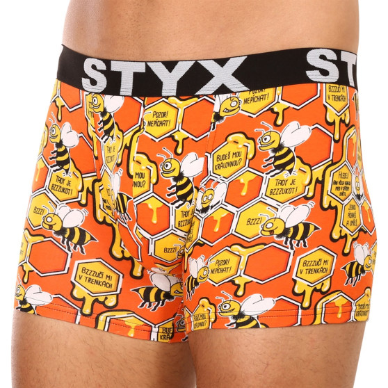 Boxershorts til mænd Styx lang kunst sport gummi bier (U1654)