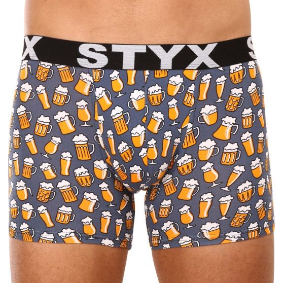 Boxershorts til mænd Styx lang kunst sport gummi øl (U1357)