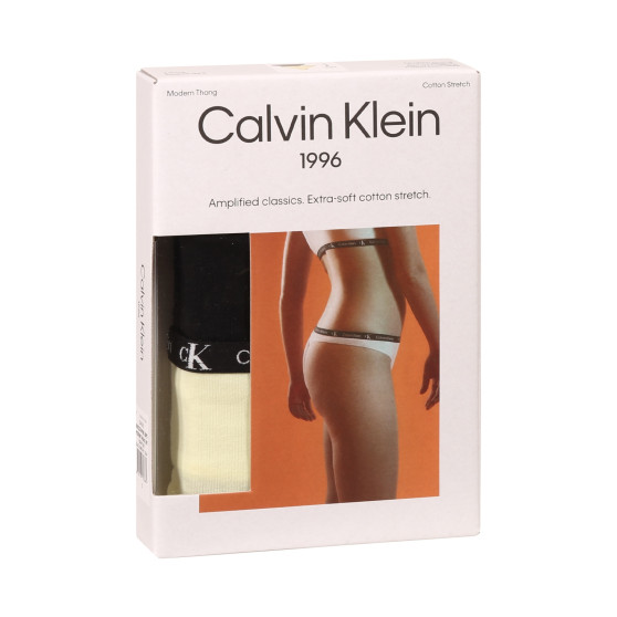 2PACK G-streng til kvinder Calvin Klein flerfarvet (QD3990E-BP5)