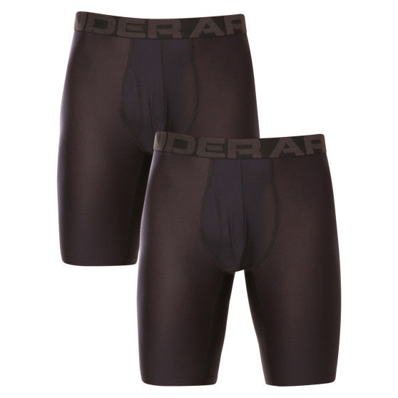 2PACK Boxershorts til mænd Under Armour sort (1363622 001)