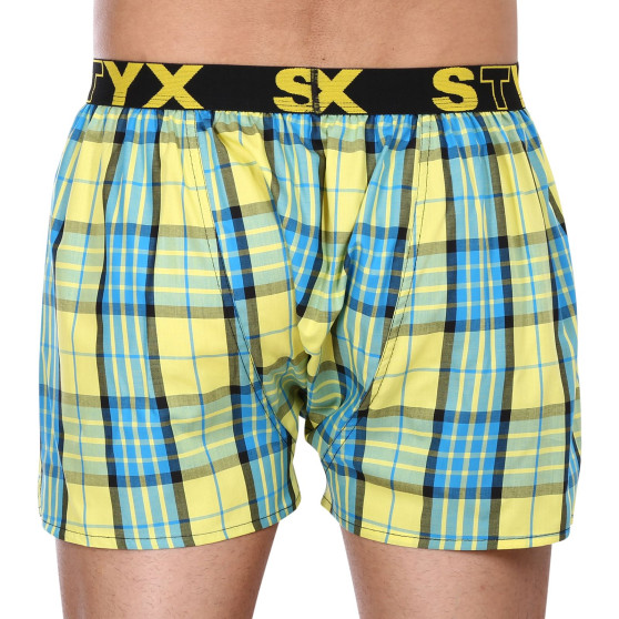 Boxershorts til mænd Styx sport gummi flerfarvet (B1002)