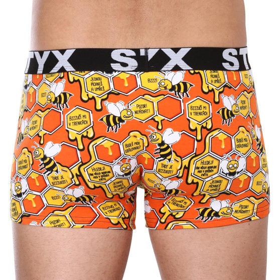 Boxershorts til mænd Styx art sport gummi bees (G1654)