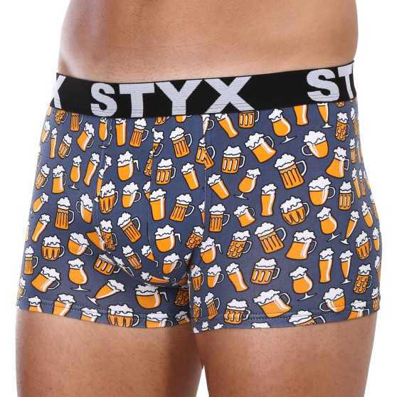 Boxershorts til mænd Styx art sports gummi beer (G1357)