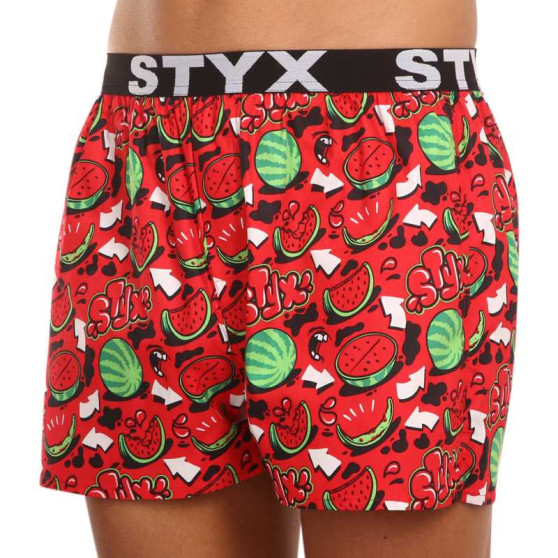 3PACK Boxershorts til mænd Styx art sports gummi flerfarvet (3B13489)