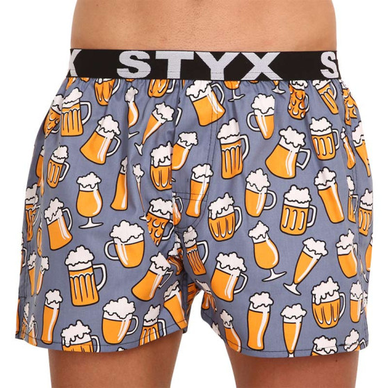 10PACK Boxershorts til mænd Styx art sports gummi flerfarvet (10B113602267598)