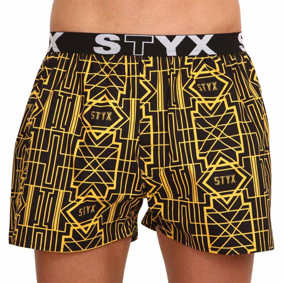 10PACK Boxershorts til mænd Styx art sports gummi flerfarvet (10B113602267598)