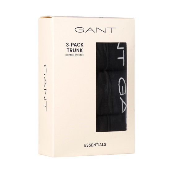 3PACK Boxershorts til mænd Gant sort (900013003-005)